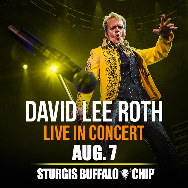 David Lee Roth at the Buffalo Chip, 8-7-25