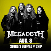 Megadeth @ the Buffalochip 8-8-2026